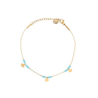 Conjunto pulseiras em aço pendentes GB
