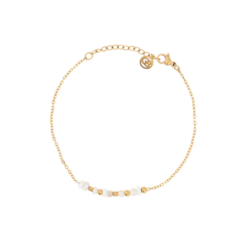 Conjunto pulseras en acero colgantes GB
