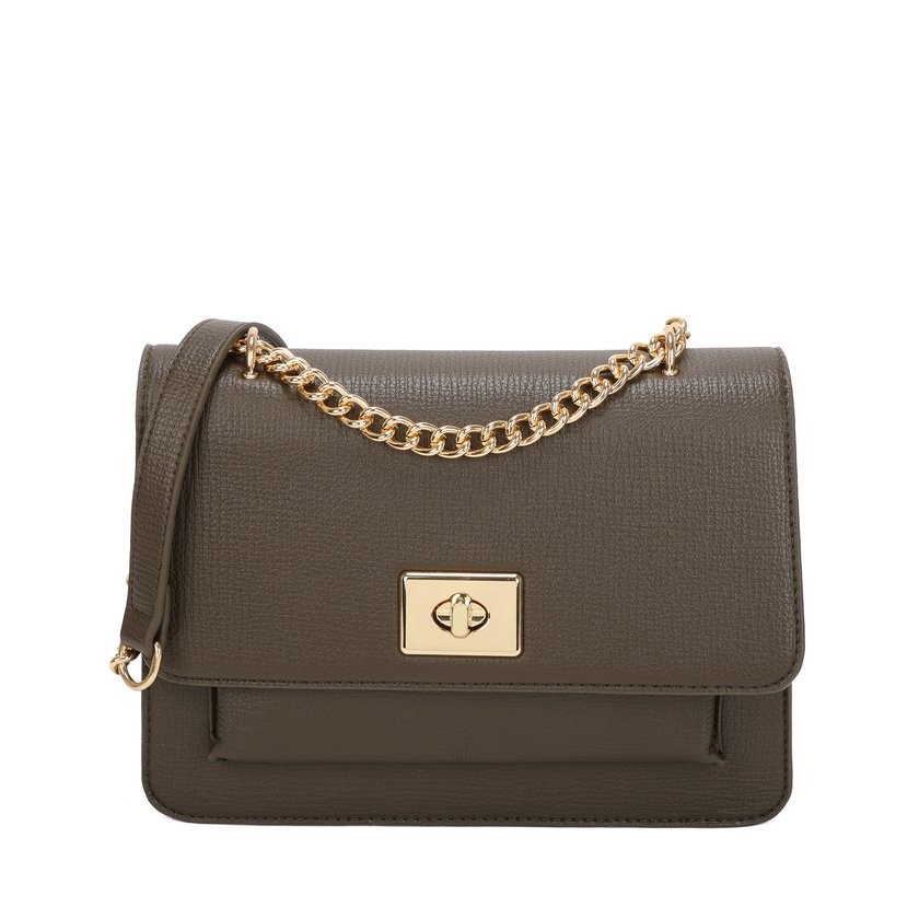 Crossbody Bag with Gold Chain