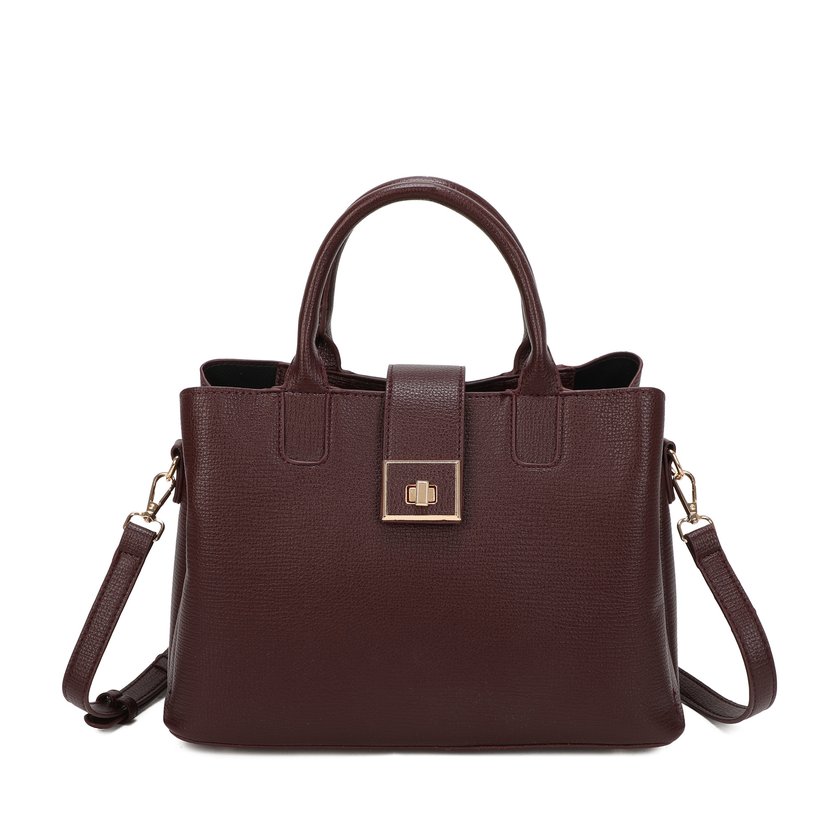 Mala Shopper com detalhe dourado