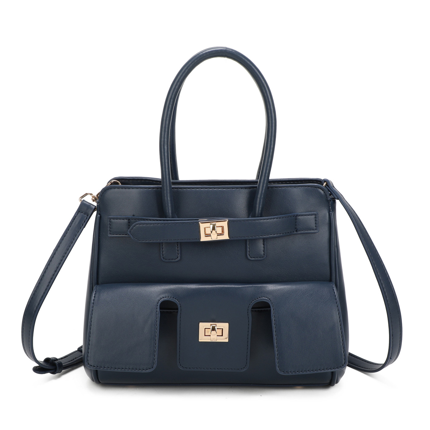 Sac à bandoulière avec détails dorés