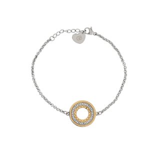 Pulseira ródio clássica GB