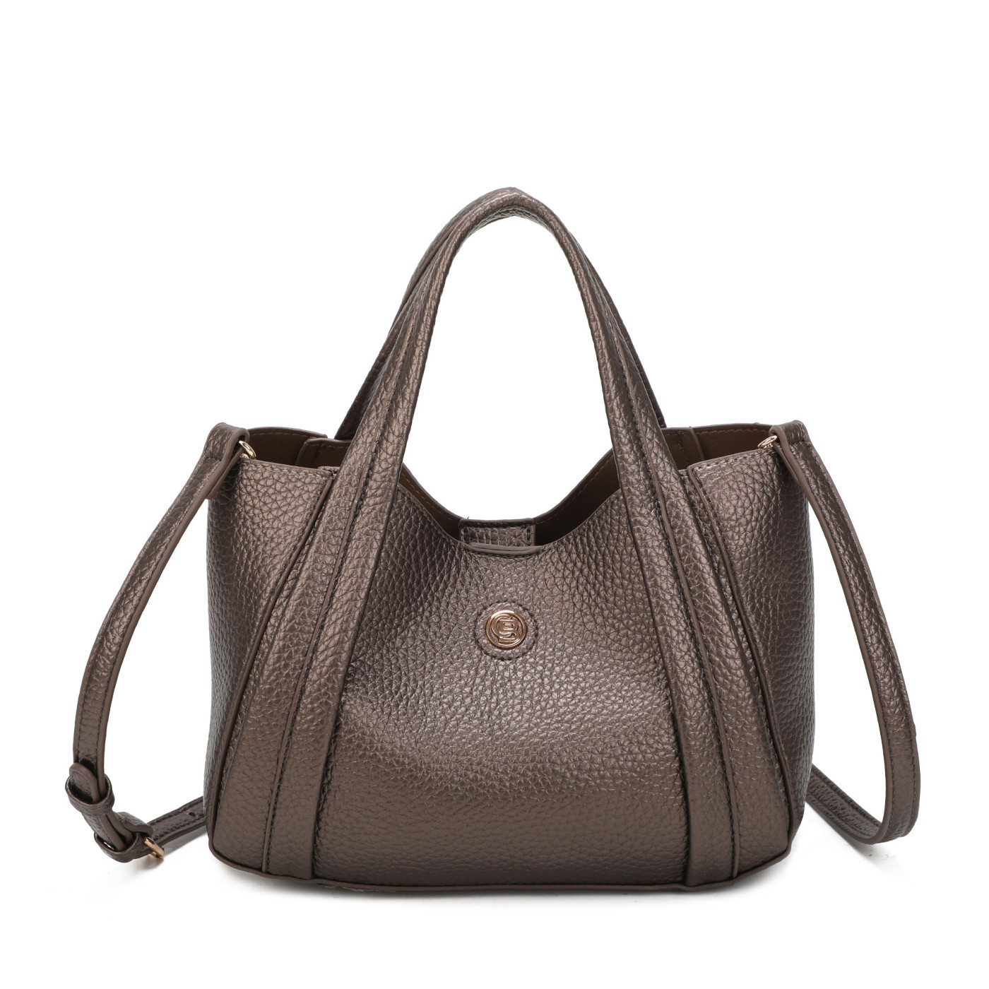 Handbag with Gold Detail