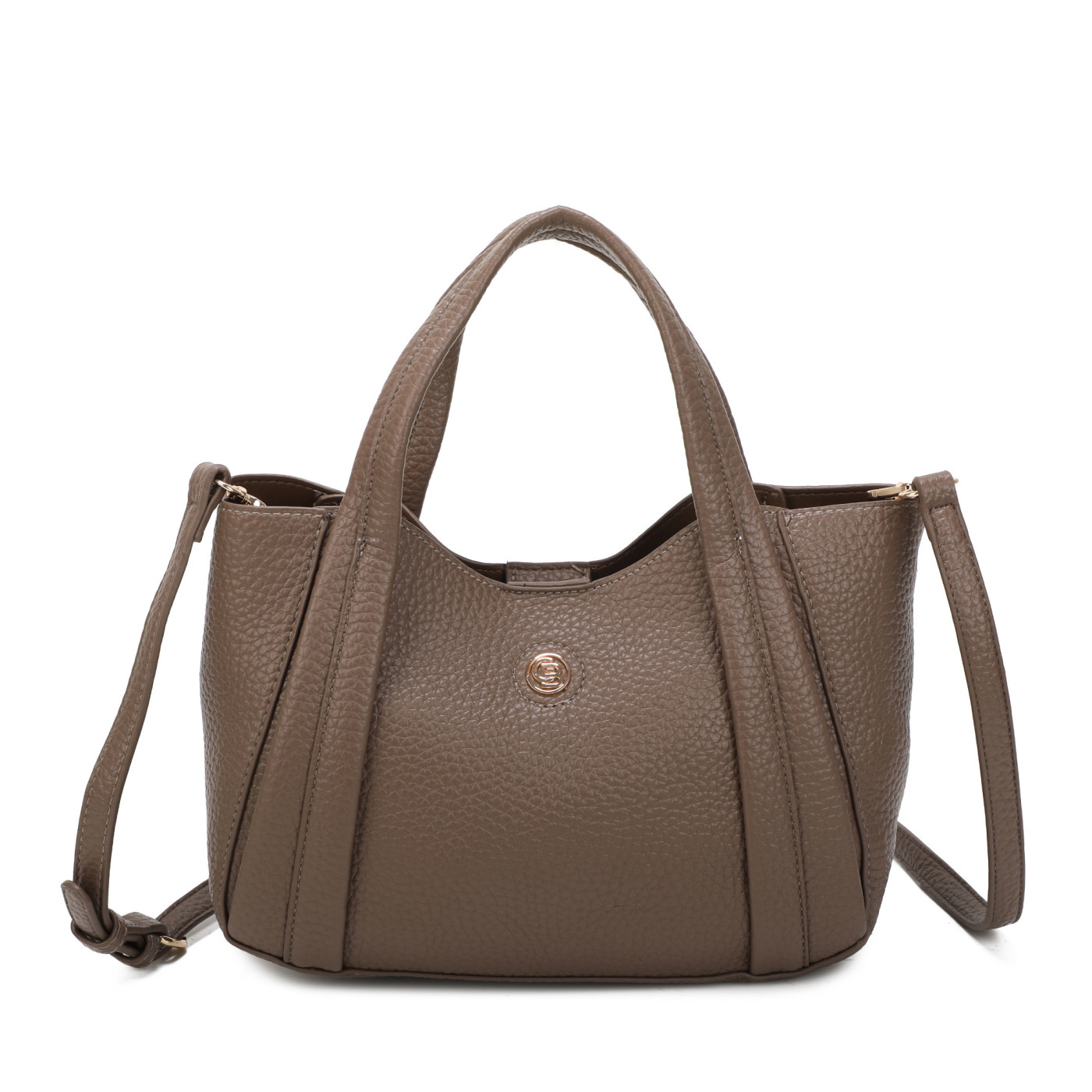 Handbag with Gold Detail