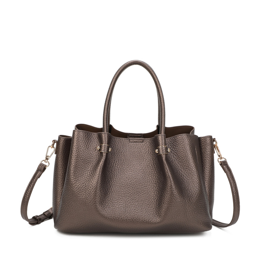 Sac à main Shopper avec détails dorés