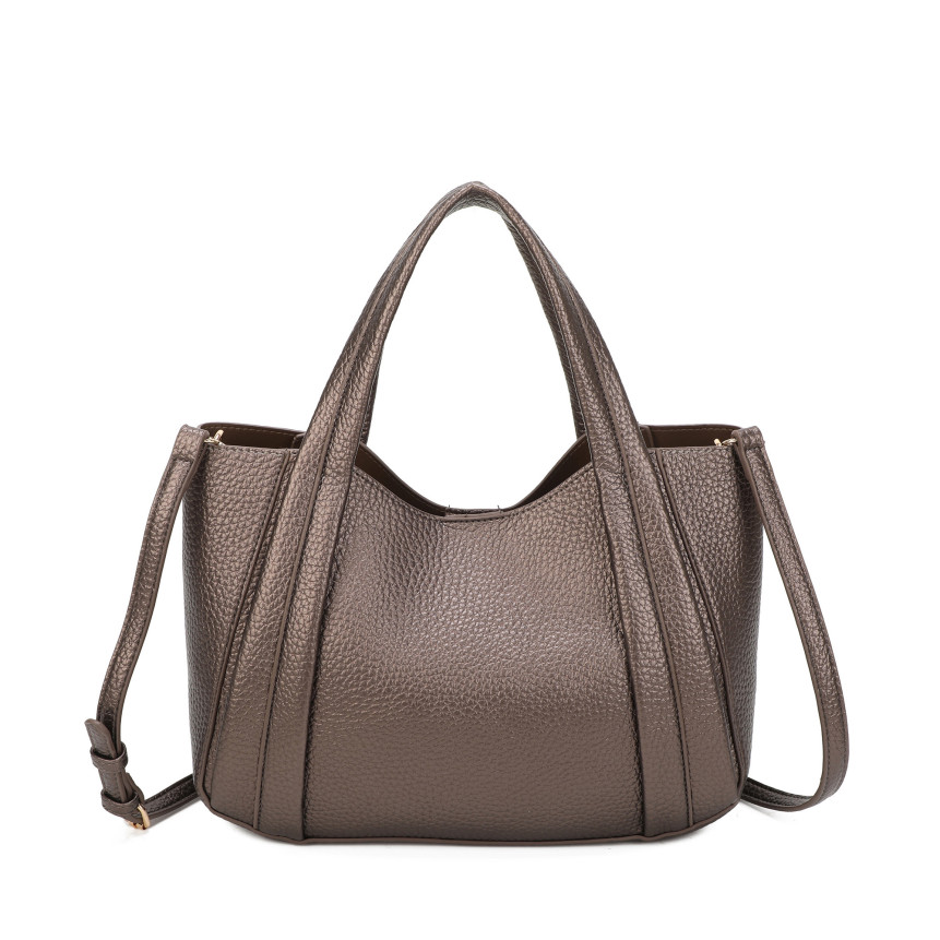 Sac à main avec bouton