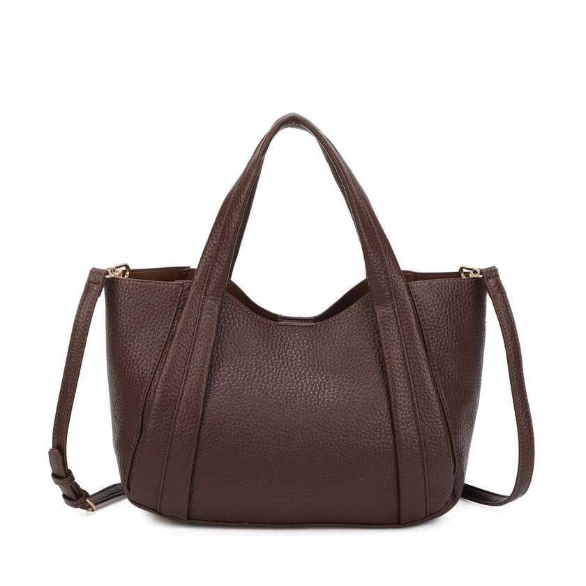 Sac à main avec bouton