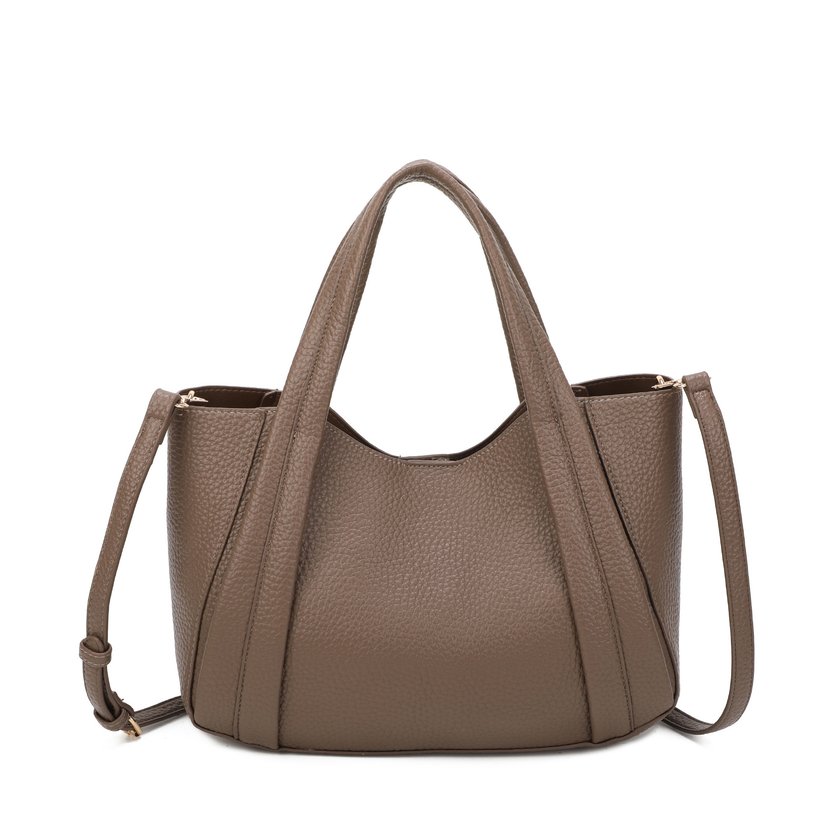 Sac à main avec bouton