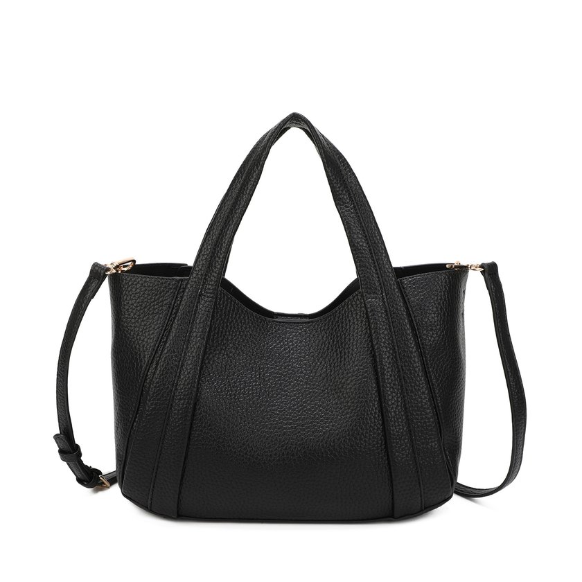 Sac à main avec bouton