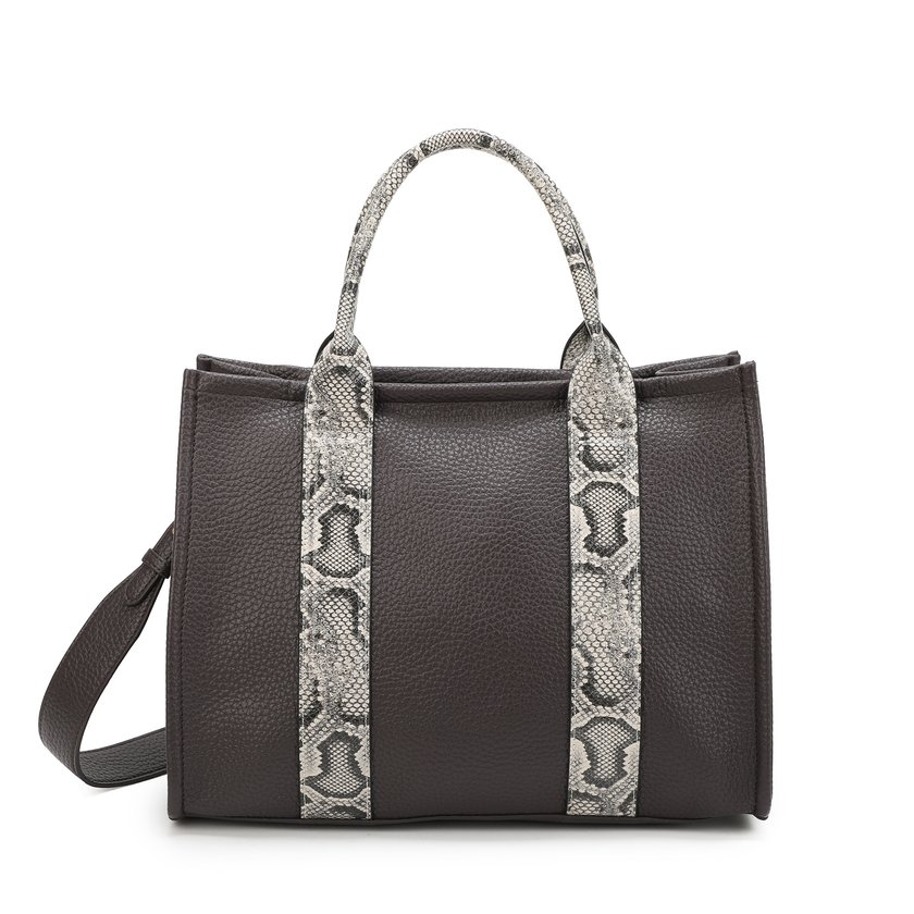 Mala Shopper com estampado animal