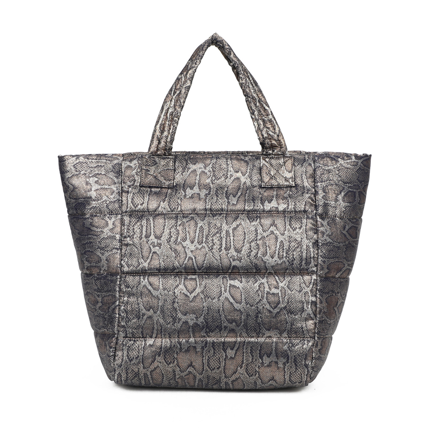 Shiny Fabric Shopper Bag