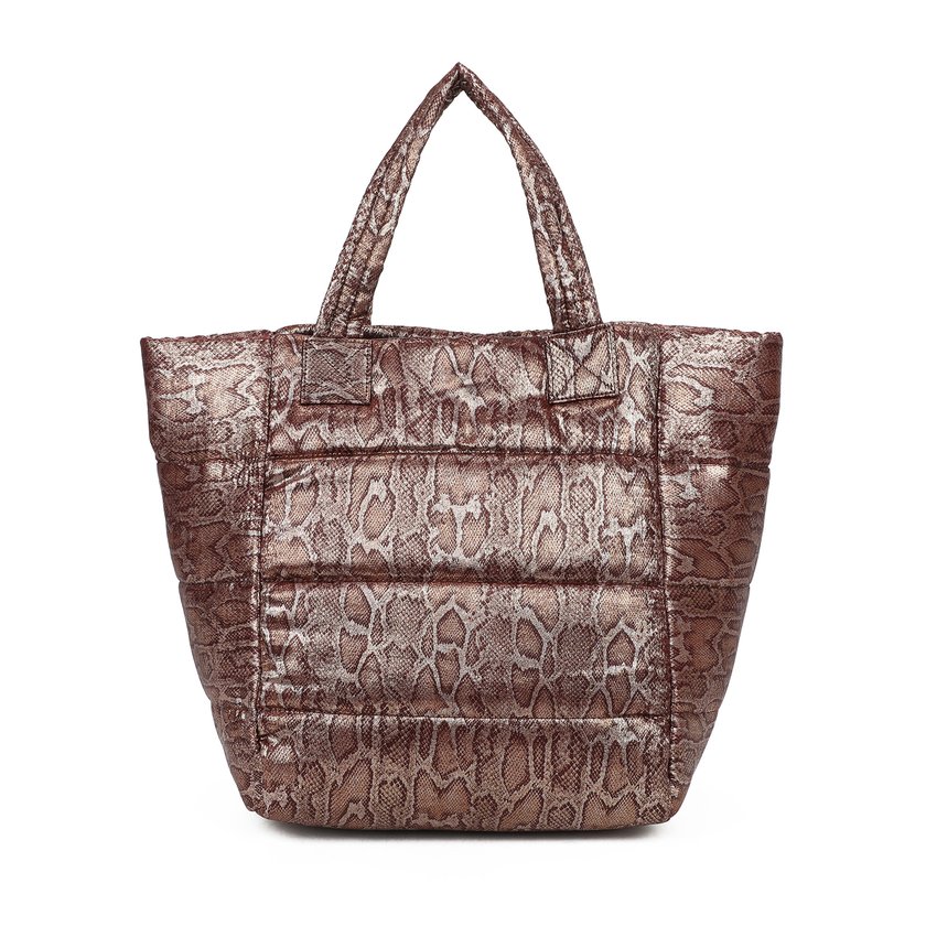 Sac à main Shopper en tissu brillant