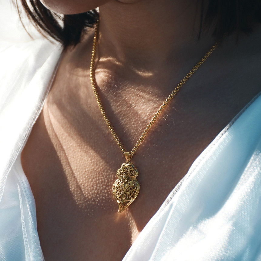 Collier Encantos Portugal cœur mini Viana