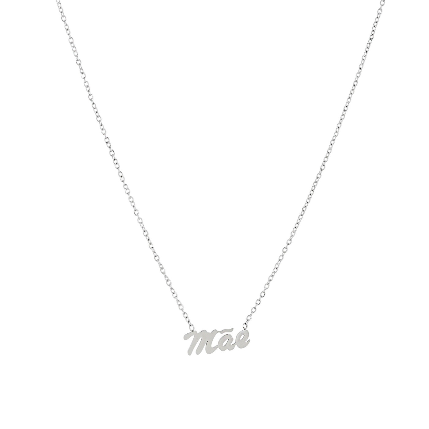 Collana Delicate con la parola Mãe