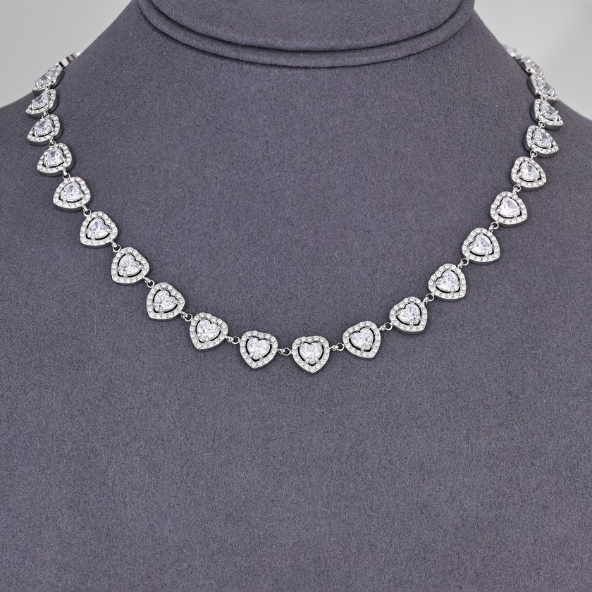 Collier Delicate avec cœurs