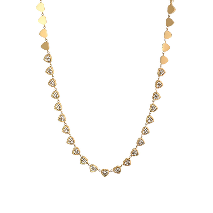 Colar Delicate com corações