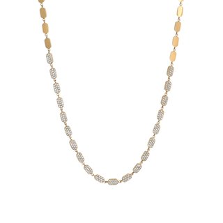 Delicate necklace with rectangles