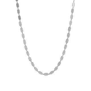 Delicate necklace with rectangles