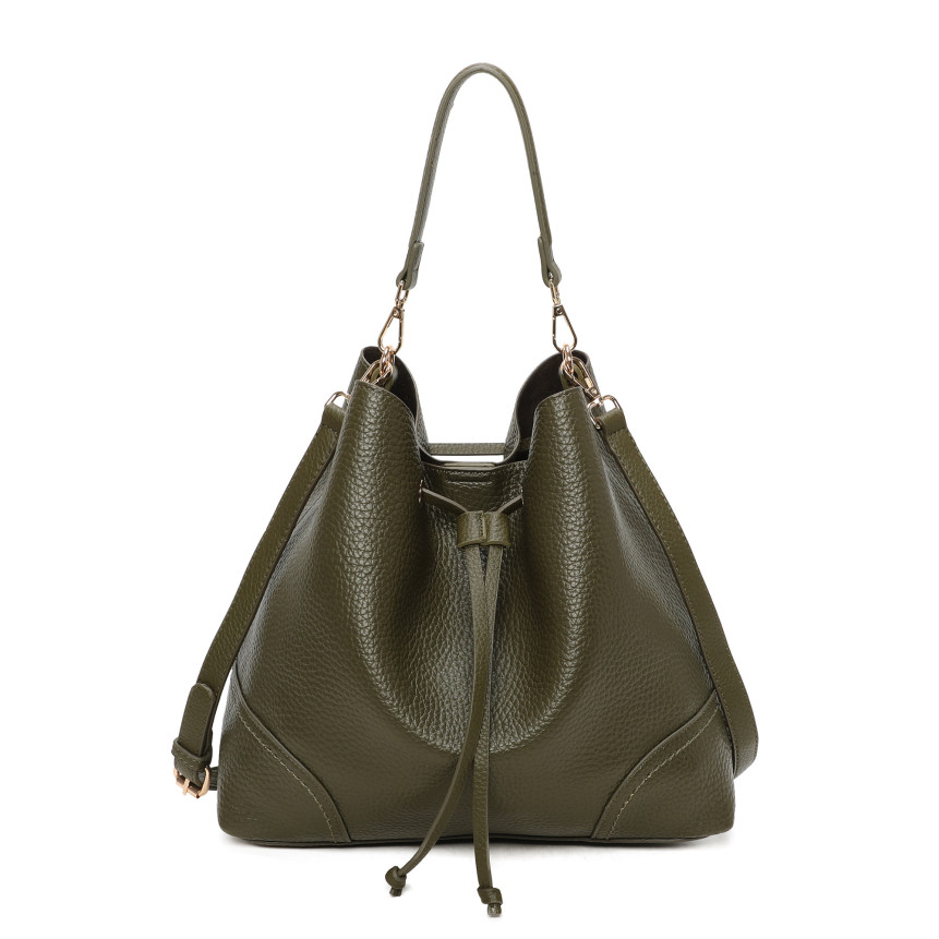 Shopper Bag with Button