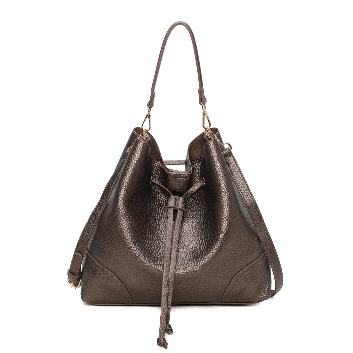 Shopper Bag with Button