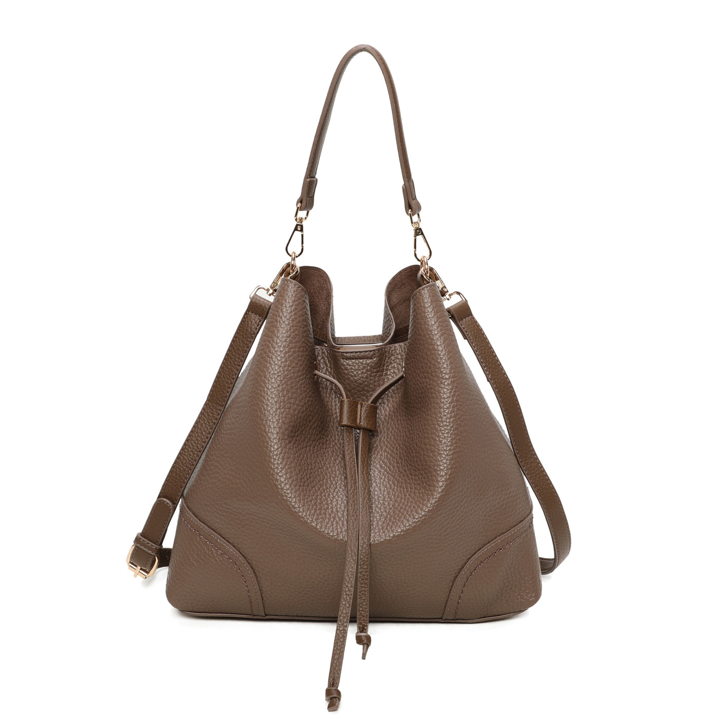 Shopper Bag with Button