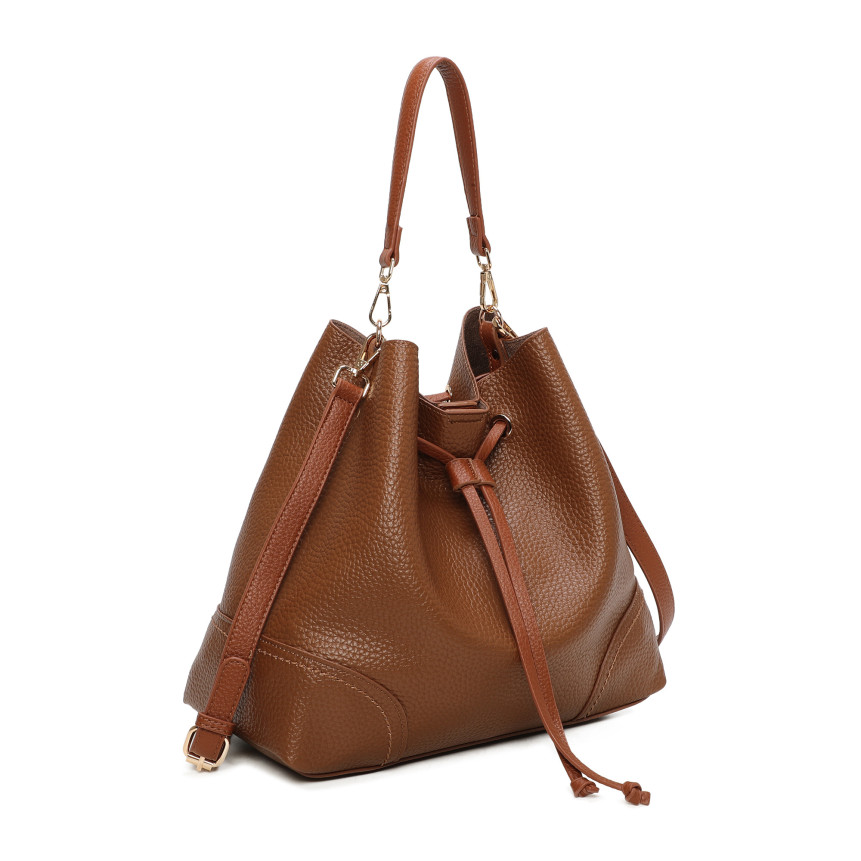 Shopper Bag with Button