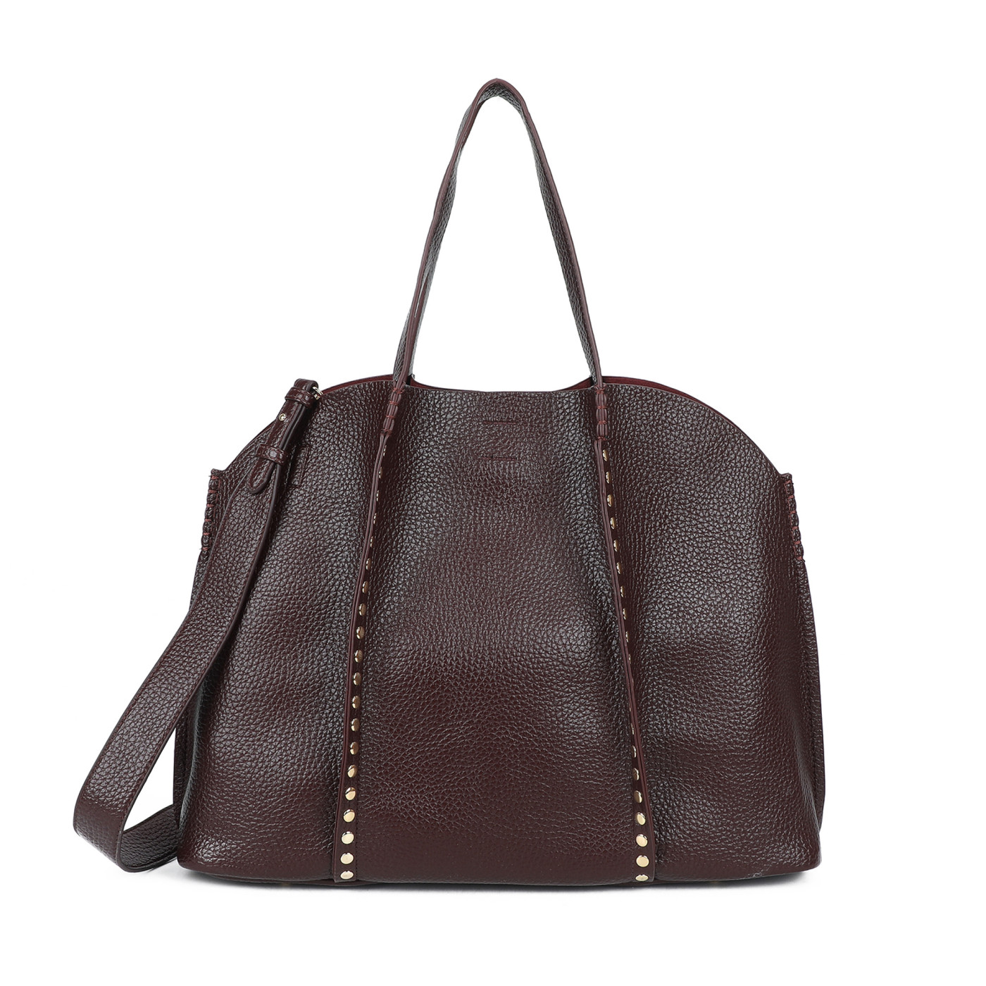 Sac à main Shopper avec clous dorés