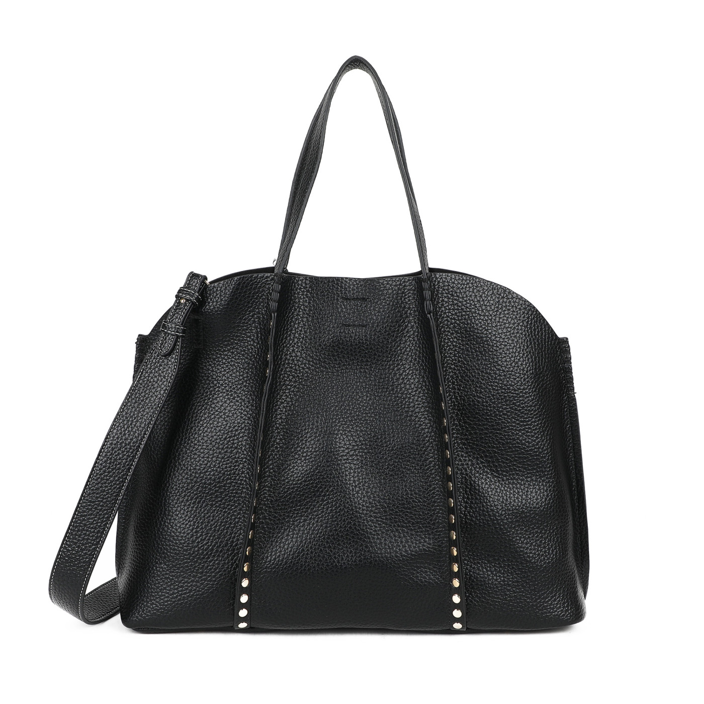 Sac à main Shopper avec clous dorés
