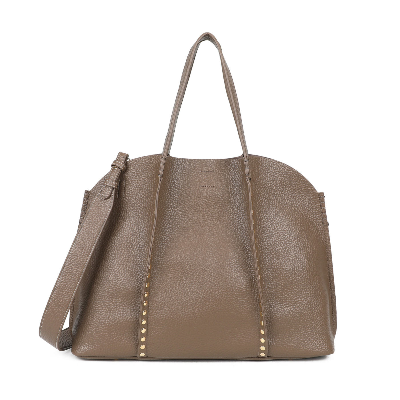 Sac à main Shopper avec clous dorés