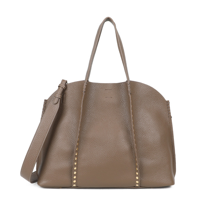 Sac à main Shopper avec clous dorés