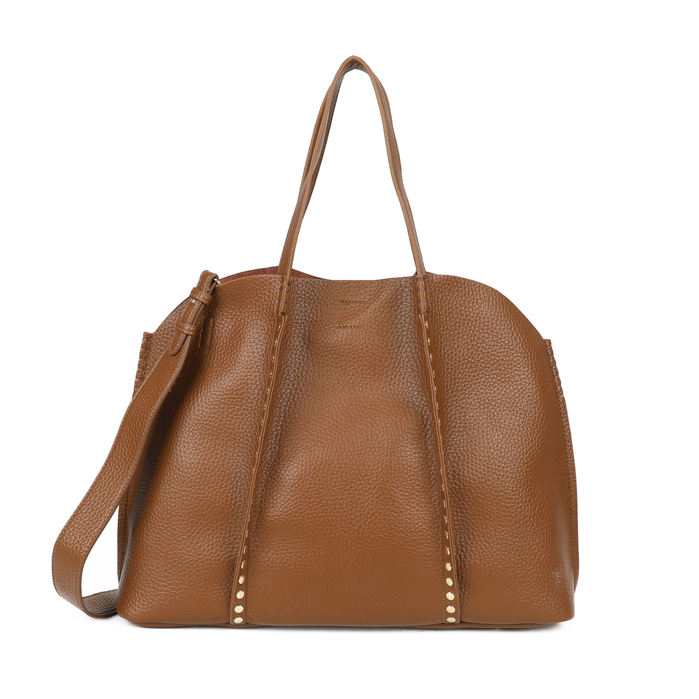 Sac à main Shopper avec clous dorés