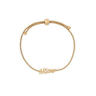 Pulseira Delicate mãe em aço