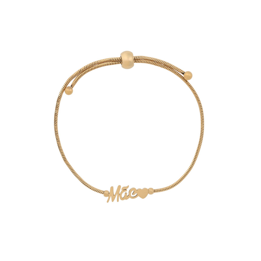 Bracelet Delicate mãe en acier