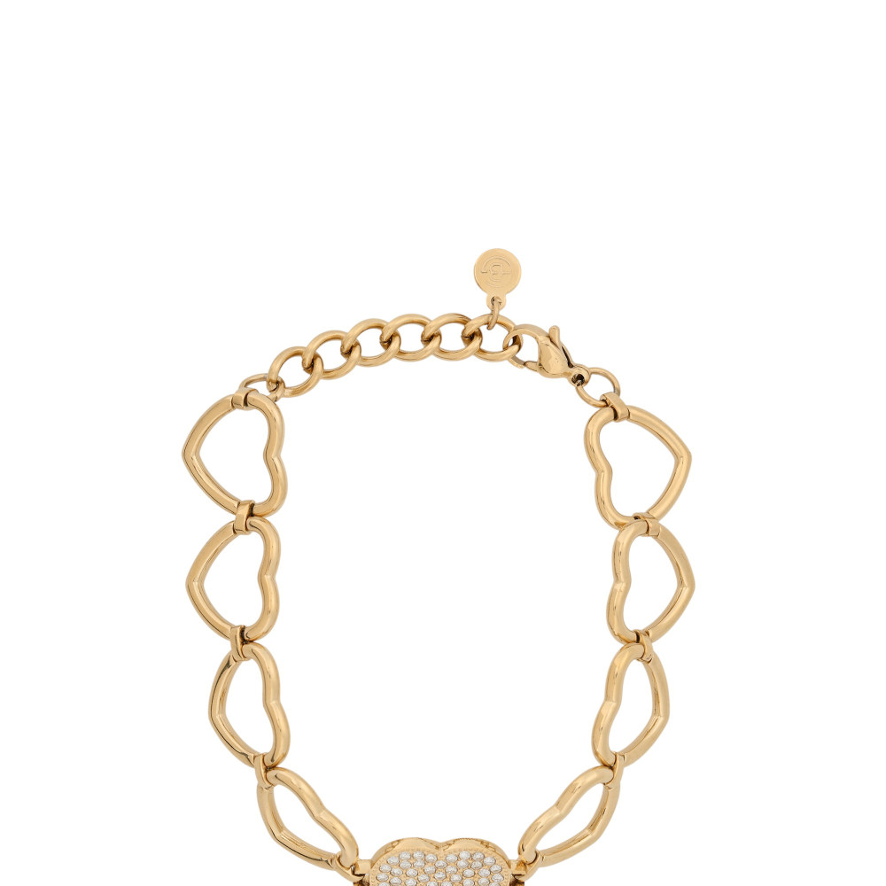 Bracelet Glamour en acier cœur