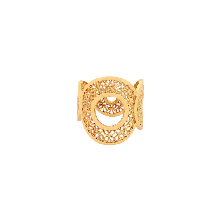 Anillo Encantos Tradicional Labrado