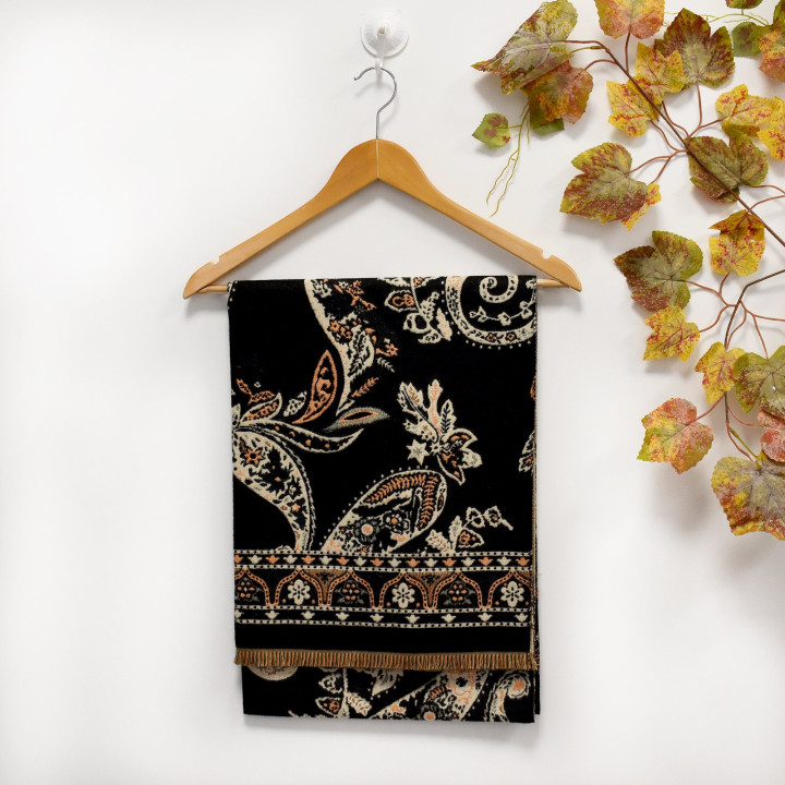 Retro floral scarf GB
