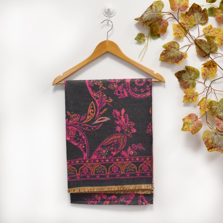 Retro floral scarf GB