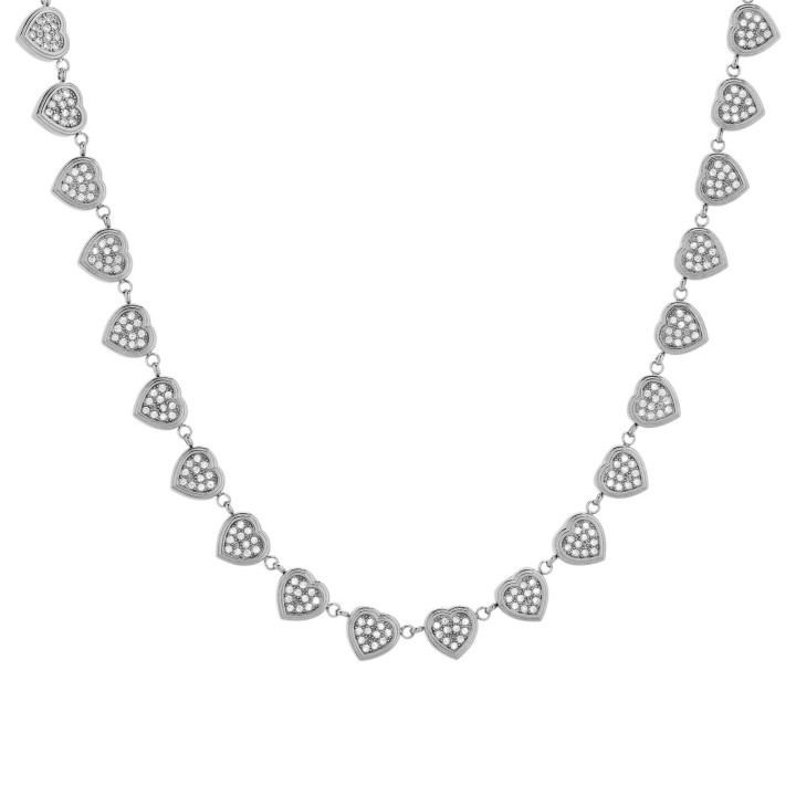 copie de Collier Delicate avec cœurs