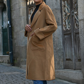 Long coat 100% wool GB