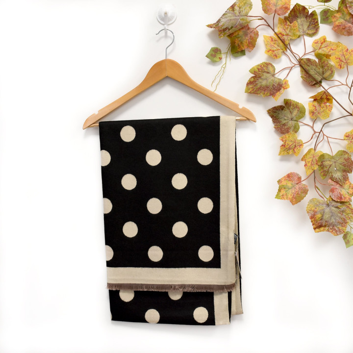 Sciarpa con pattern sfera GB