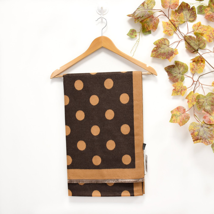 Scarf with polka dot pattern GB