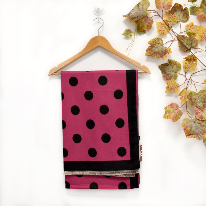 Scarf with polka dot pattern GB