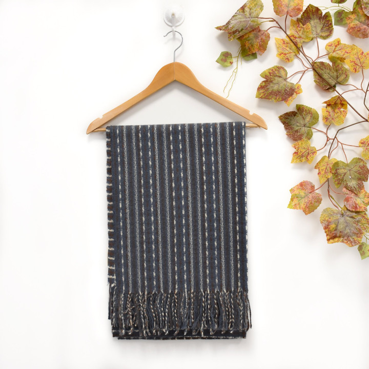 Foulard double côté carrés GB