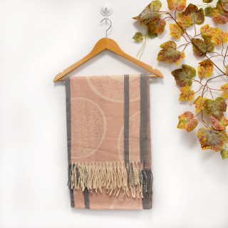 Sciarpa con motivo astratto GB