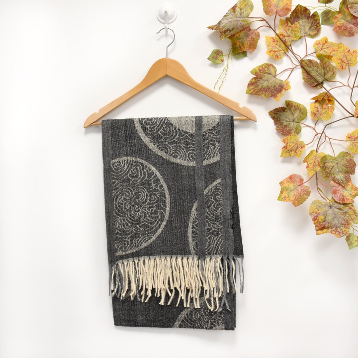 Bufanda con estampado abstracto GB Bufanda con estampado abstracto GB