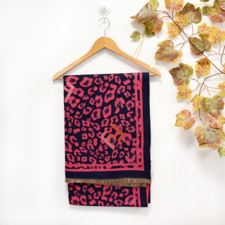 Foulard à imprimé animalier GB