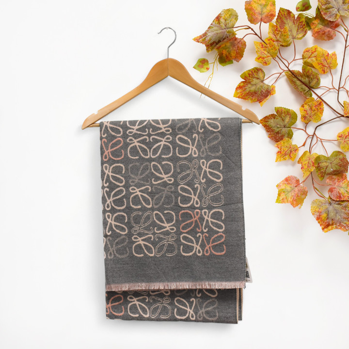 Scarf with colorful pattern GB