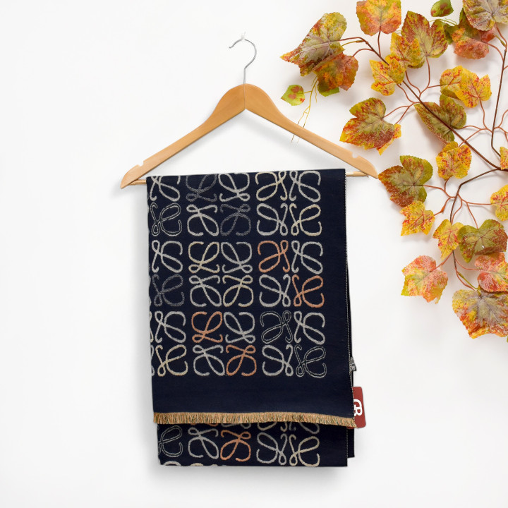 Scarf with colorful pattern GB