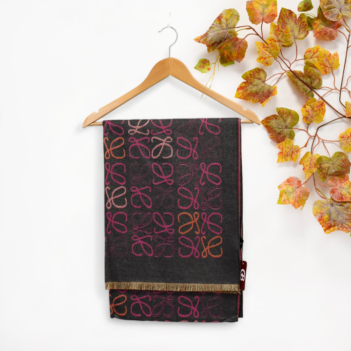 Scarf with colorful pattern GB