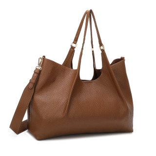 Sac à main Shopper en tissu brillant